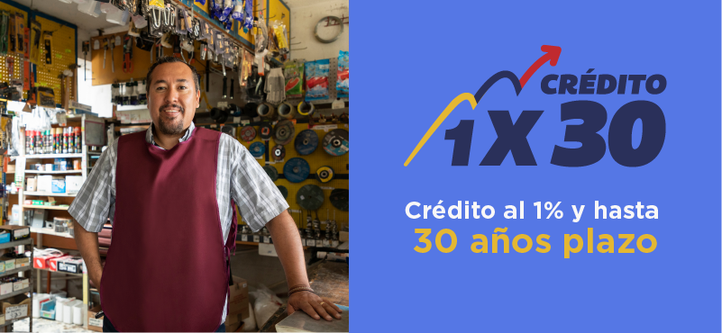 Conoce cómo acceder al Crédito 1x30